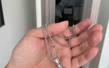 Mens Arrow Pendant Necklace